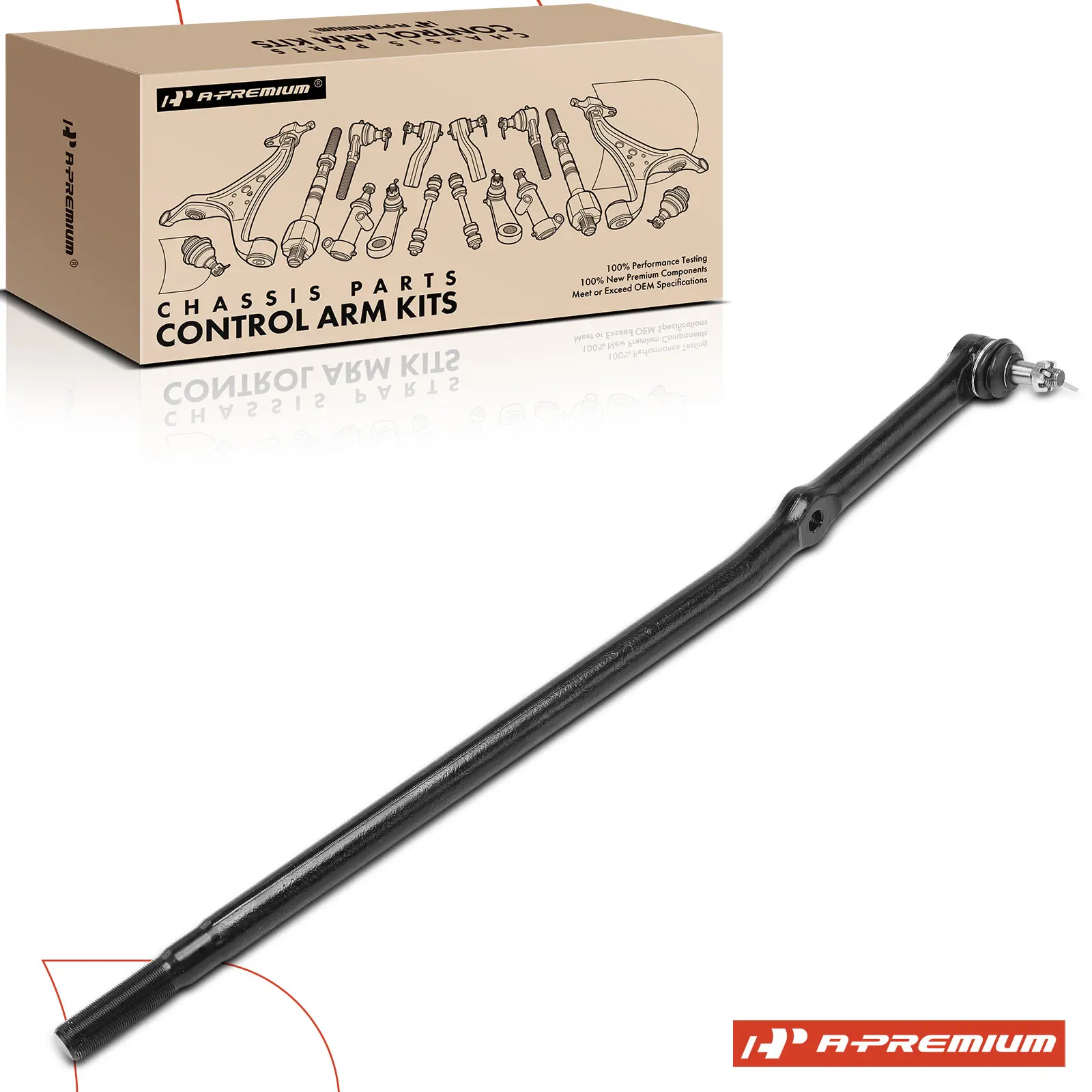 A-Premium Front Right Inner Side Tie Rod End for Ford F-250 1995-1996