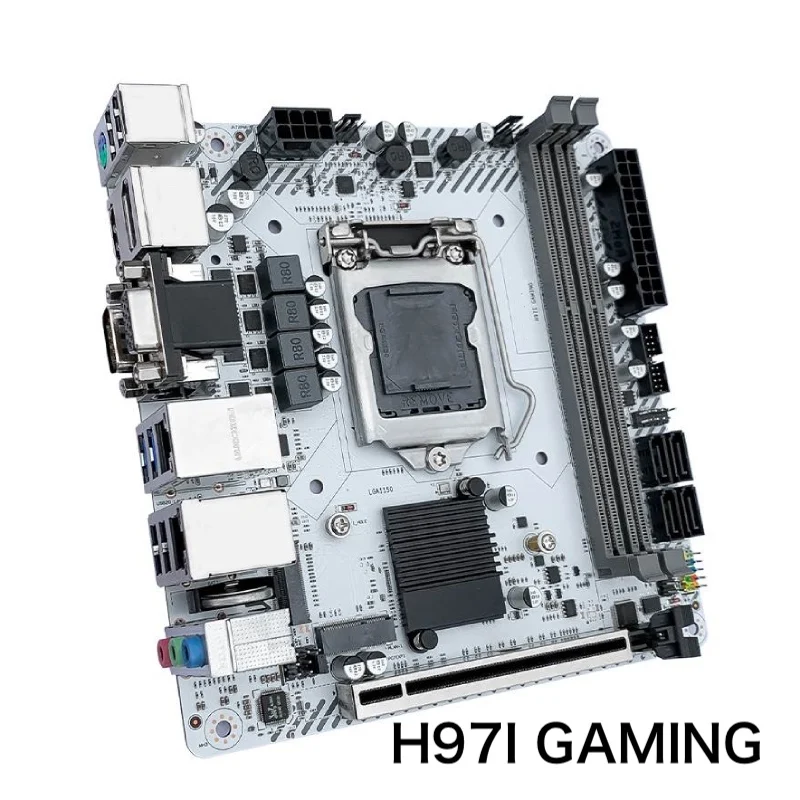 For JGINYUE H97I GAMING Desktop Motherboard LGA 1150 DDR3 MINI-ITX Mainboard 100% Tested OK Fully Work Free Shipping