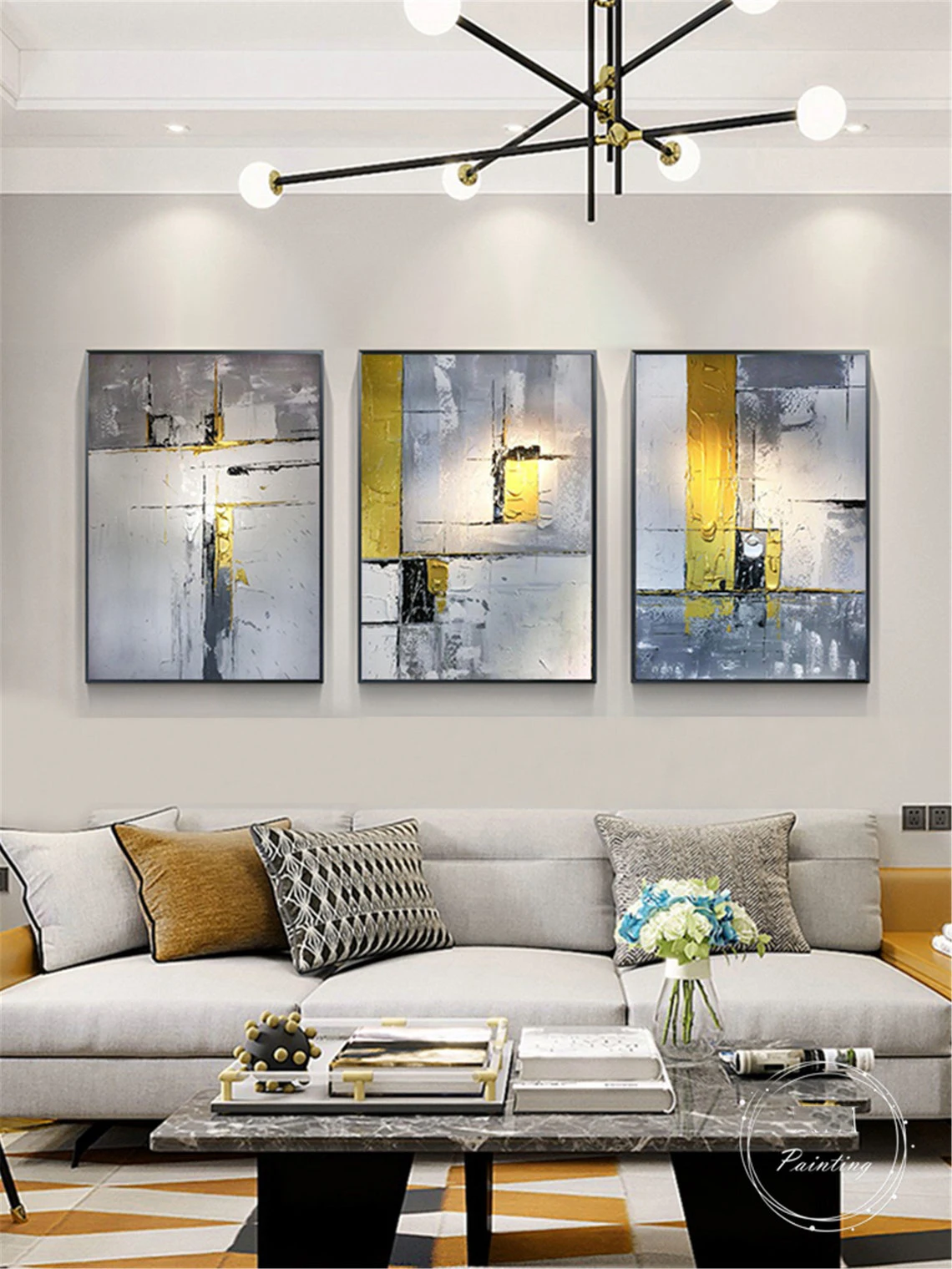 

Текстурированная абстрактная ручная роспись маслом на холсте, настенная живопись, настенное искусство, минималистичная картина на холсте, вертикальное настенное искусство