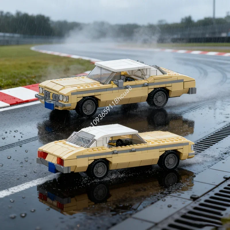 

376 деталей MOC Oldsmobile Delta The Evil Dead City, модель для сборки, архитектурные конструкторы, игрушки для самостоятельной сборки, идея для рождественского подарка для детей