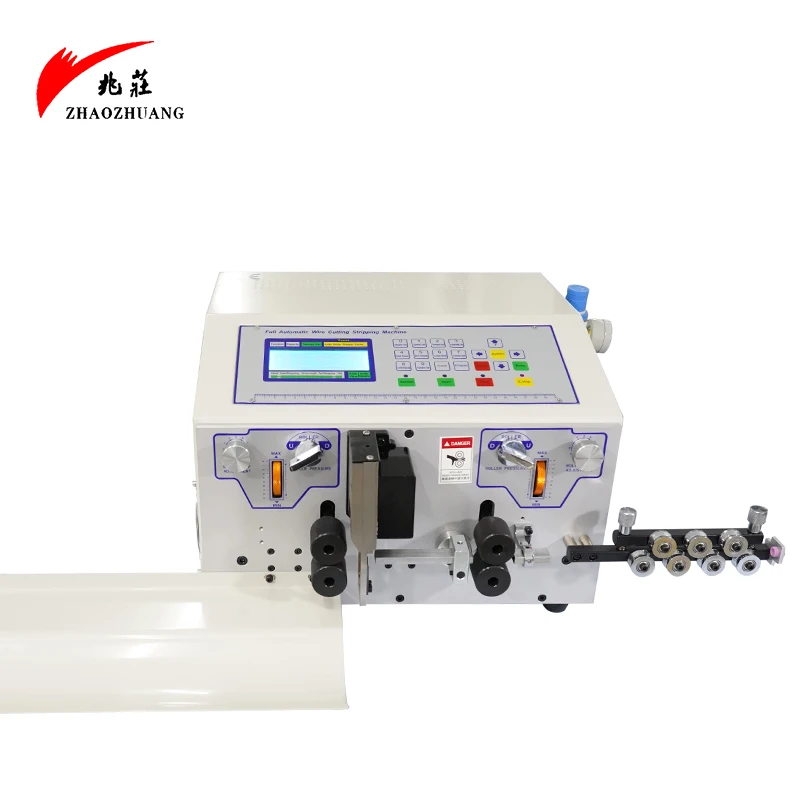 XC-06C Automatic Flat Sheath Cable Outer Jacket And Inner Core Cutting Stripping Jacket Copper Wire Cutter Stripper Machine