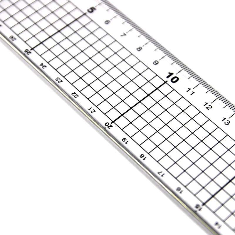 30*5 Quilters Ruler with Double Colored and Grid Lines Patchwork Ruler Acrylic Sewing Ruler for Sewing Quilting Cutting Ruler