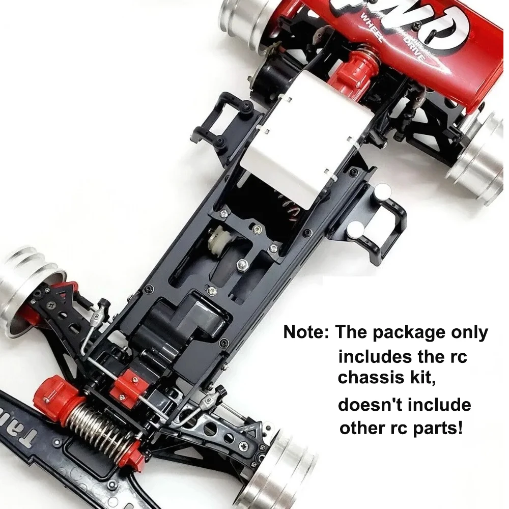 

1Set RC Chassis Frame Kit Suitable for Tamiya Super Hotshot, SuperShot Chassis Upgrade Parts