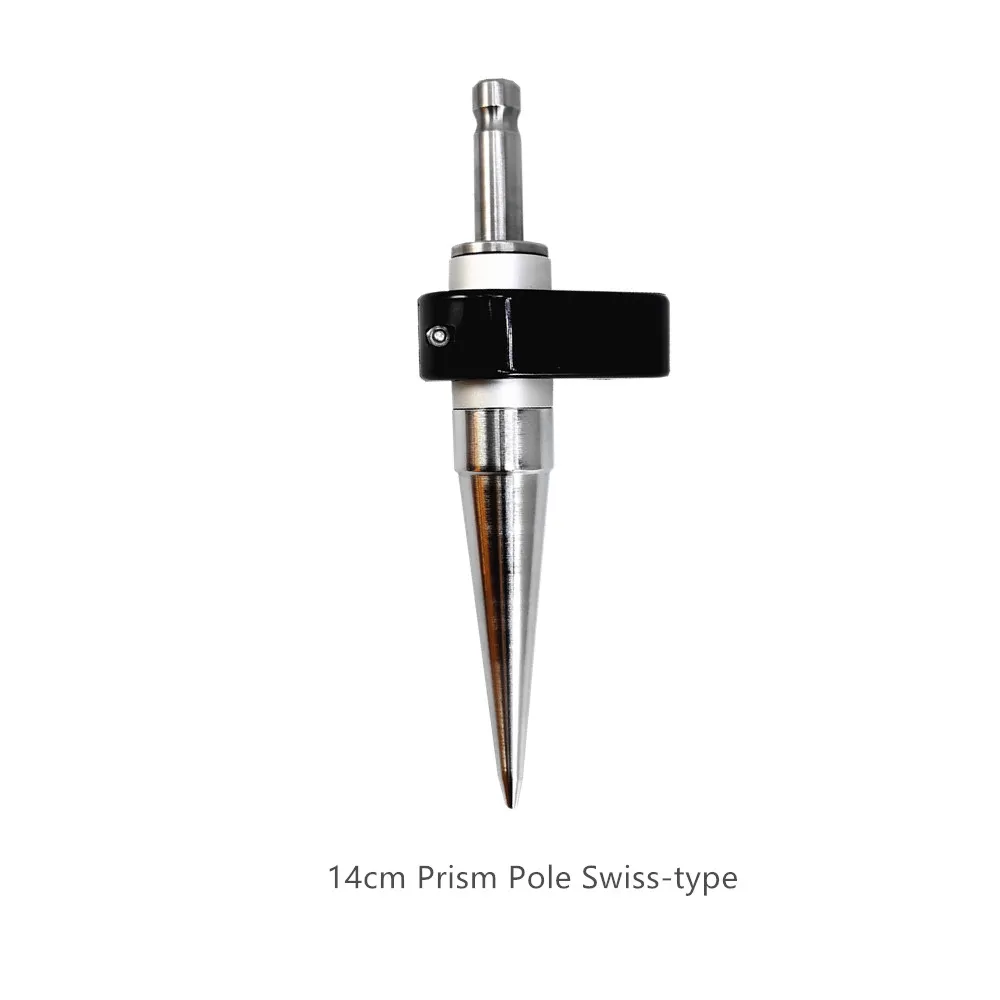 100%Brandnew and Superior Quality 14cm Mini Prism Pole Compatible Leica Total Station Swiss Connector