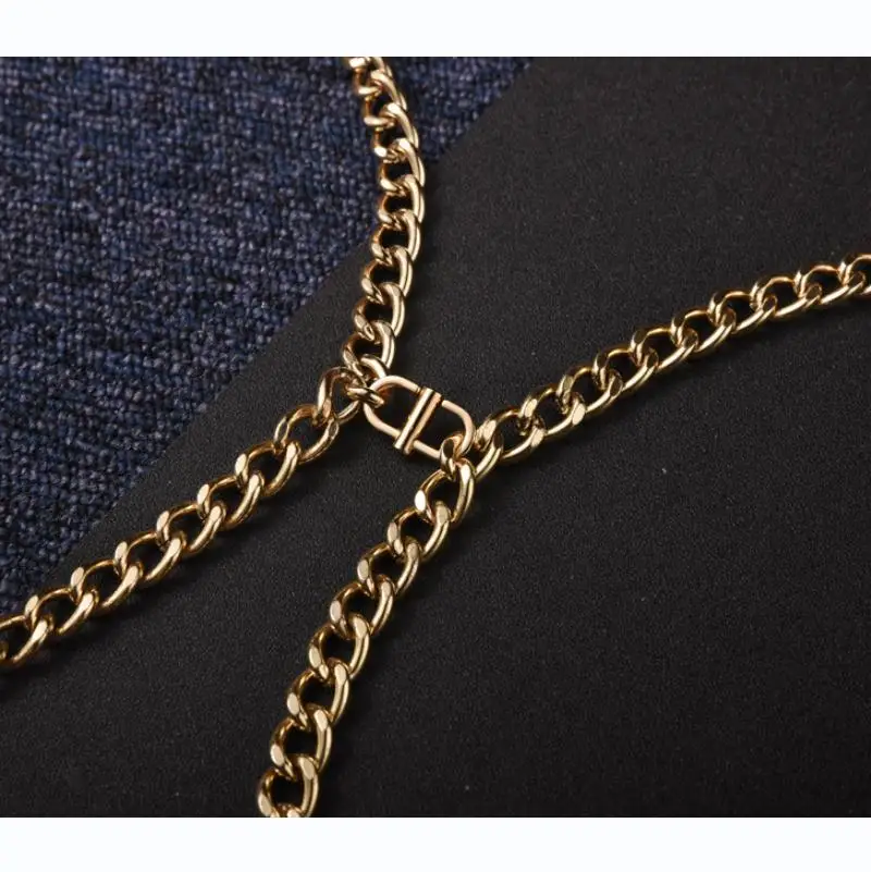 

Adjusting Metal Chains Bag Strap Lady Handbag Shoulder Purse Carry Belt Adjustment Ring Useful Gadget Tool Clip Link