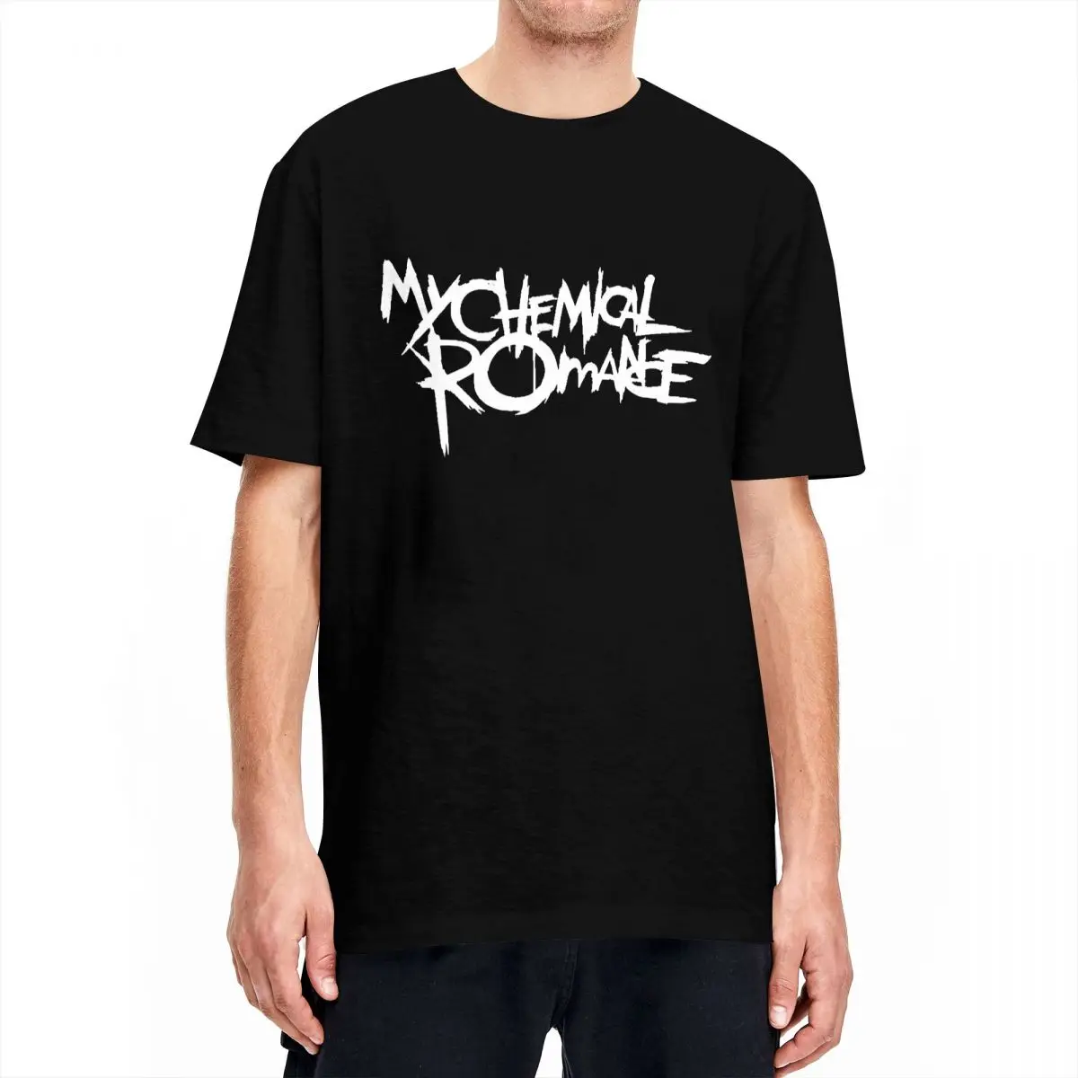 My Chemical Romance T Shirt Mcr Band Logo Fashion T-Shirts Short Sleeve Vintage Tshirt Beach Cotton O-Neck 4XL 5XL 6XL Clothing