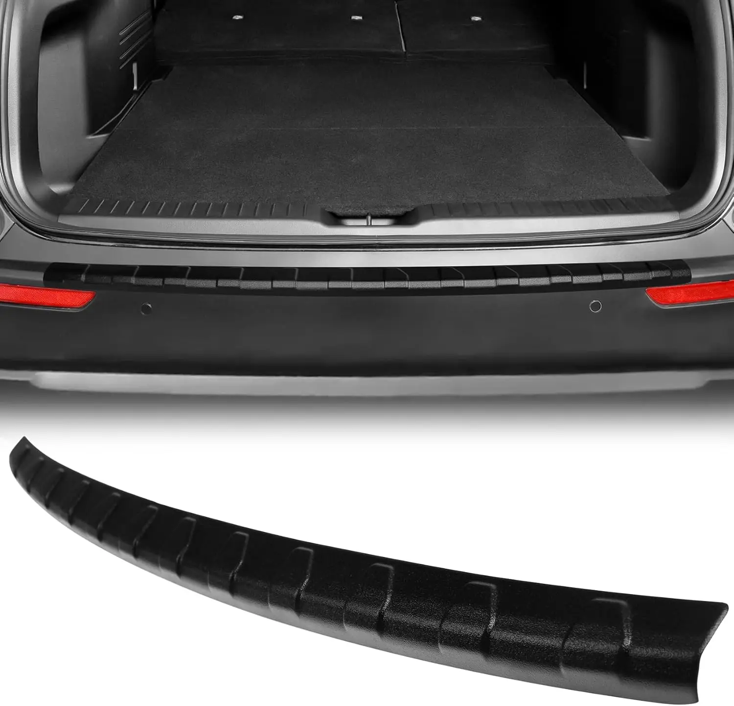 

Защита заднего бампера для Mazda CX-50 2023-2026, автомобильные аксессуары, материал АБС-пластик, матовый черный, устойчивый к царапинам, для двери багажника