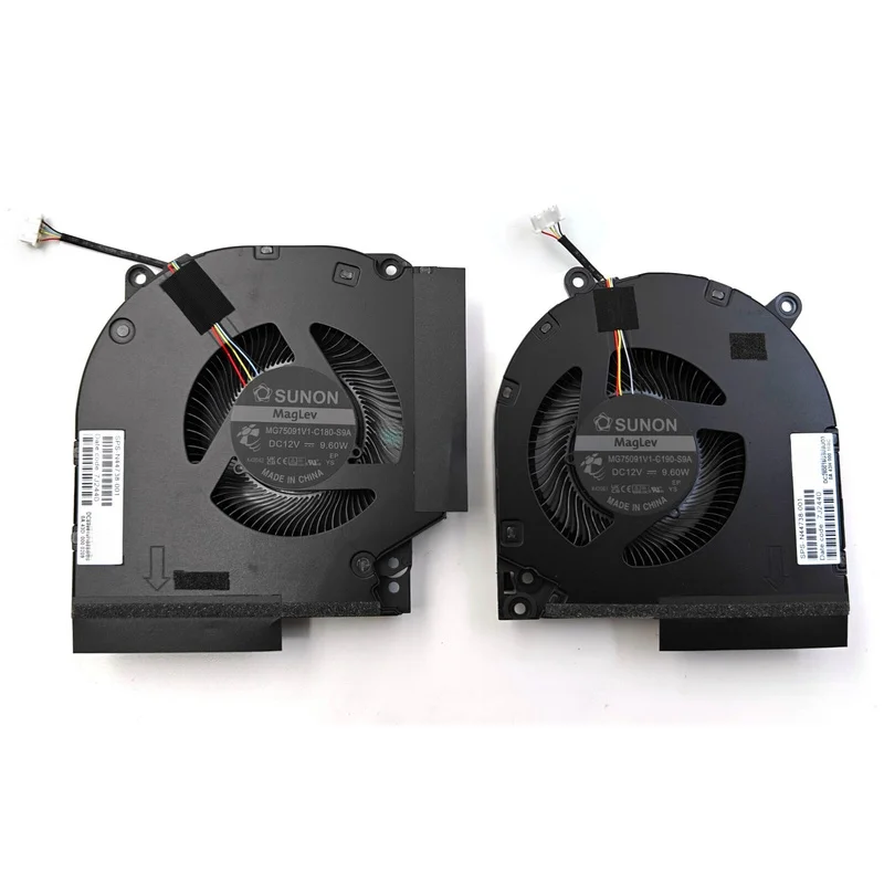Y+New for  HP Victus 16-R 16-R0073CL TPN-C169 CPU / GPU Cooling Fan N44738-001 DC12V