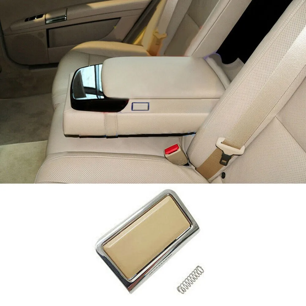 

For Mercedes W221 S-Class 2005-13 Car Center Console Armrest Storage Box Button Switch Beige Cover Trim A2216800096