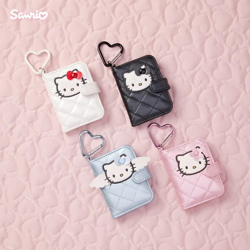 

Оригинальный стеганый брелок Sanrio Hello Kitty: милый подвес для рюкзака, прочный картхолдер, косметическое зеркальце, идеальный подарок-подвеска