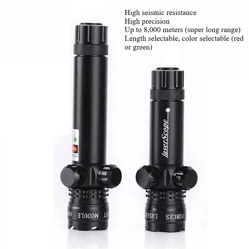 Red/Green Laser Outdoor Shockproof Calibration Instrument - Adjustable Up, Down, Left and Right