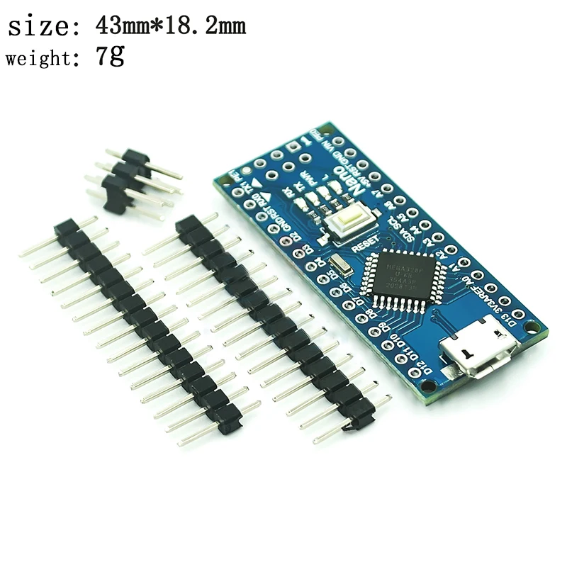 Type-C / Micro USB CH340 Nano 3.0 ATmega328P Controller Board Compatible For Arduino Nano CH340 USB Driver Nano V3.0 ATmega328