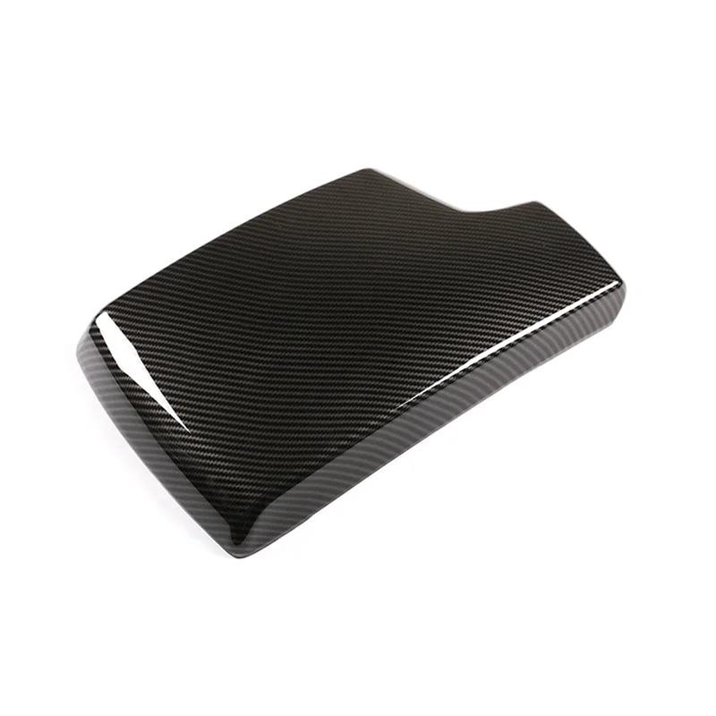 

A95E-Armrest Box Protective Cover ABS Carbon Fiber Armrest Storage Box Protective Cover Trim For BMW 3 Series 2005-2012