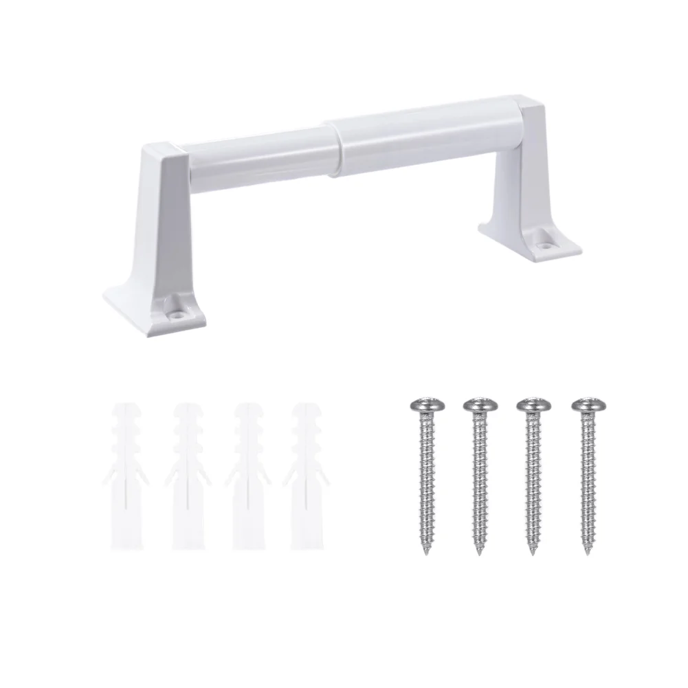 Mount Spring Loaded Toilet Holder with Telescopic Core and Smooth Pull Dispensing for Standard Roll Support  Mount