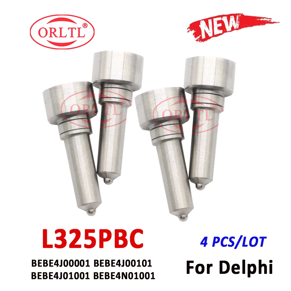 

Форсунка дизельного инжектора ORLTL L325PBC, 4 шт., L 325 PBC для Delphi BEBE4J00001, BEBE4J00101, BEBE4J01001, BEBE4N01001, топливное масло