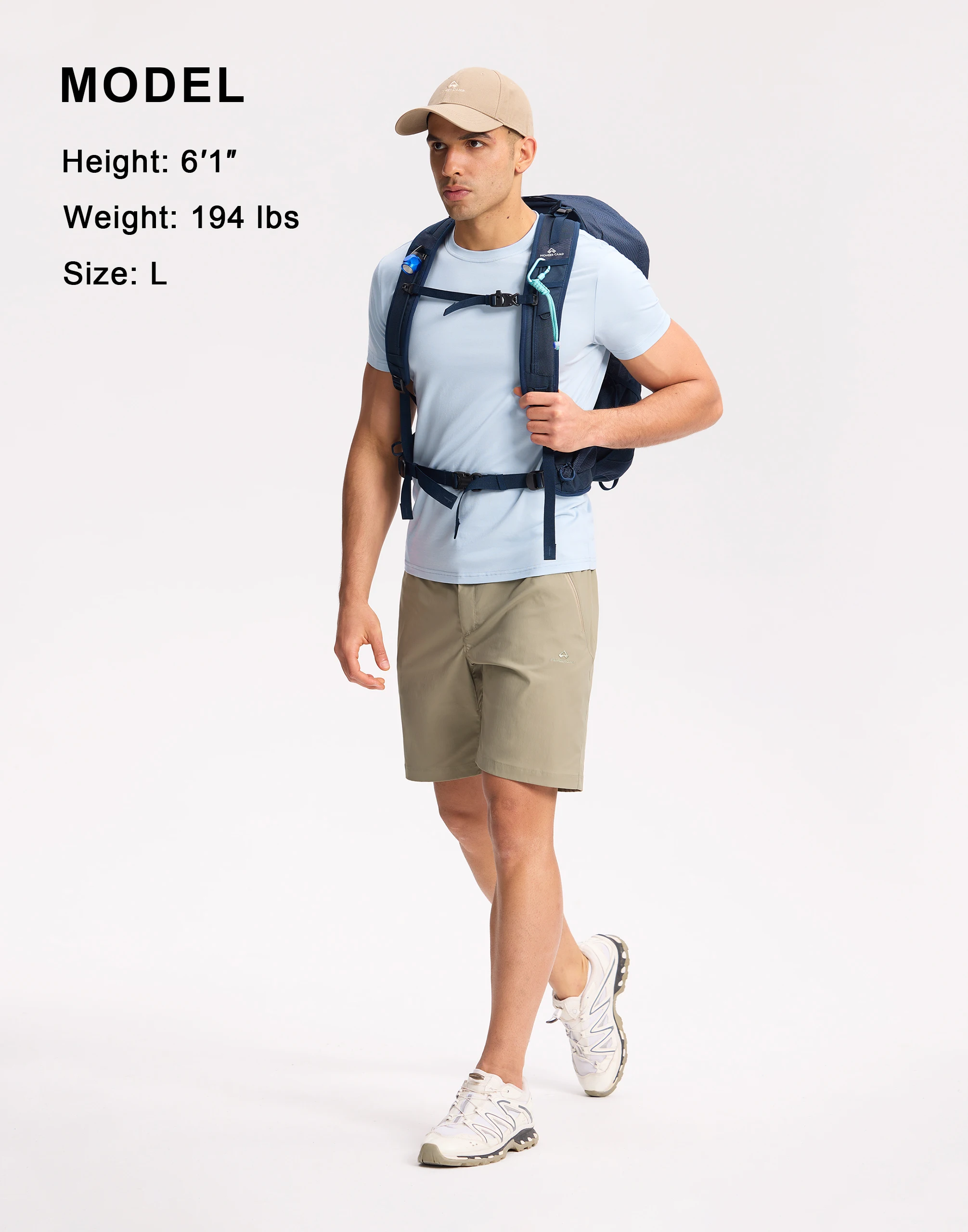 Pioneer Camp Men's T-Shirt Bamboo Viscose Ultra Soft Plain Male Shirts Cooling Crew Neck Casual Basic Tee Shirt Undershirt