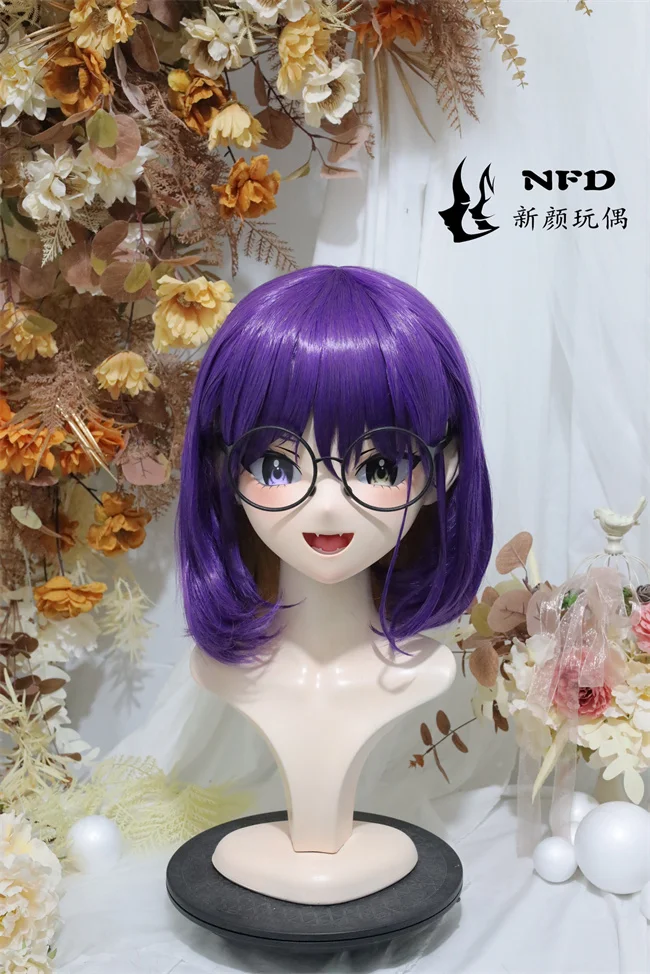 

(NFD43-5)Customize Full Head With Lock Crossdress Doll Female/Girl Japanese Anime Cartoon Character Kig Cosplay Kigurumi Mask