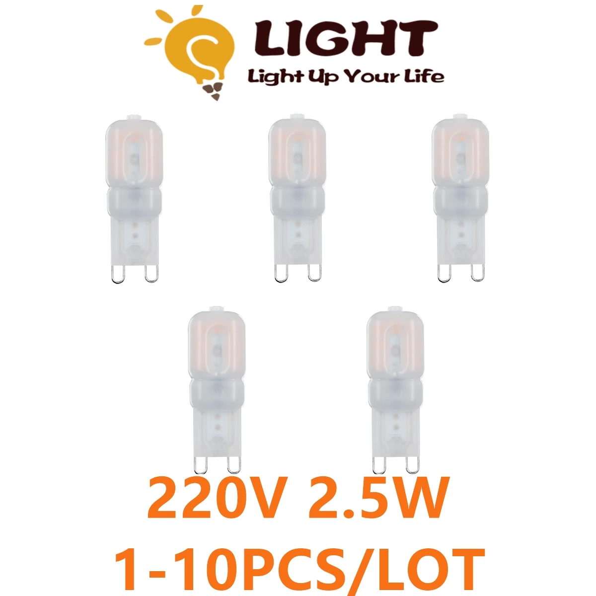 

Super Bright G9 2.5W with PC Cover 230V SMD2835 Led Lamp Mini Light for Decorative lamp