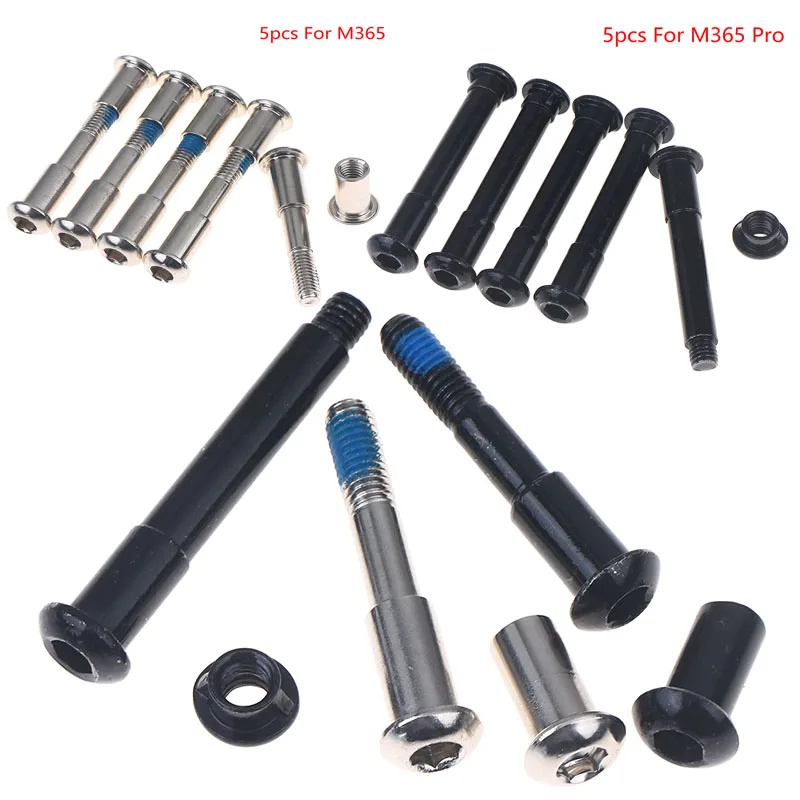 

1/5 шт. 5,5/5,8 см металлический складной шарнирный болт для Xiaomi M365, винты для электрического скутера, детали для ремонта, фиксированный винт, аксессуары