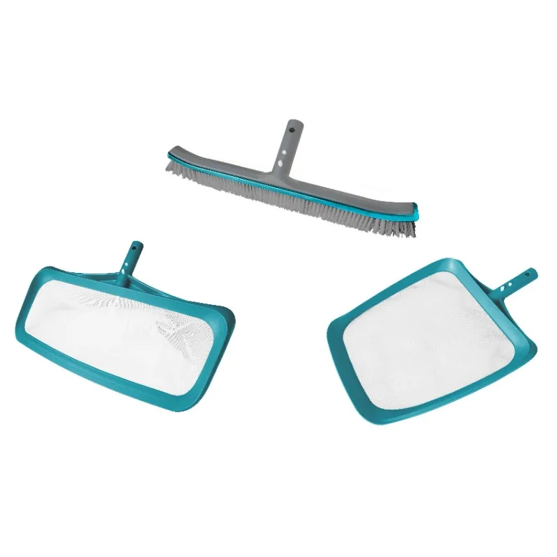 

3PC Maintenance Pool Kit Include Brush with Aluminum Back, Skimmer and Rake