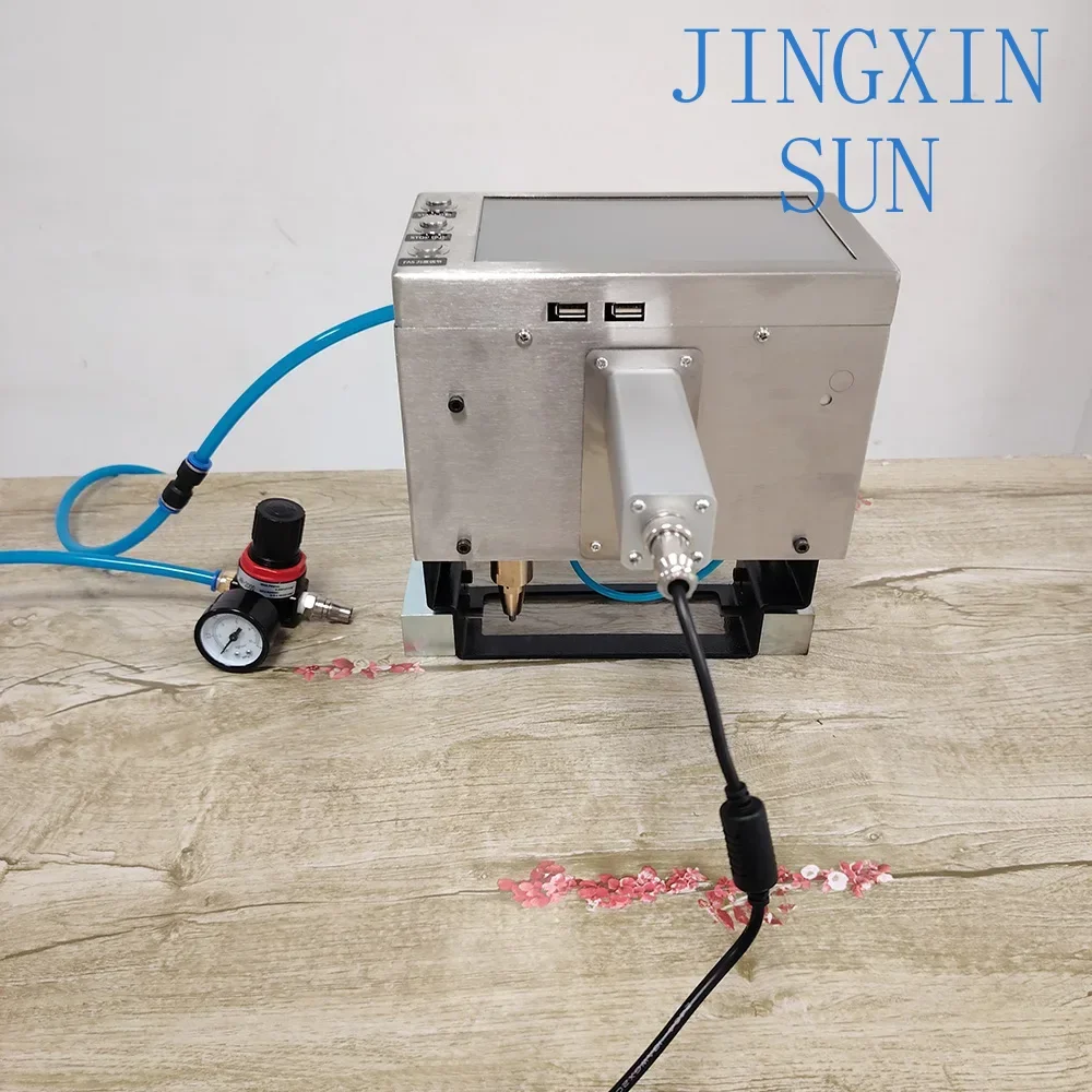 Handheld  Touch Screen Marking Machine Dot Peen Marker Vin No. Marking Range 90x30mm/120x30mm/150x40mm With Electromagnet