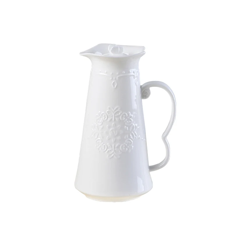 Imagem -06 - Relevo Porcelana Inglês Chá Conjunto com Copo Cerâmica Taza Nespresso Copo da Tarde Serviço de Café Pcs Set Branco em