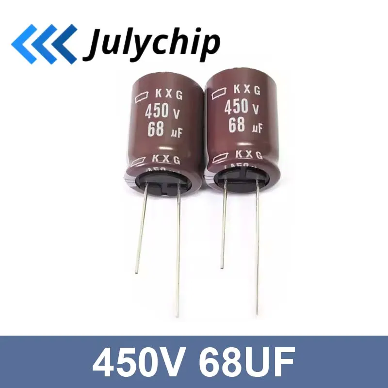 4 pcs/lot 450V 68UF 450v68UF Low ESR/Impedance High Frequency Aluminum Electrolytic Capacitors, Size 16*25 20