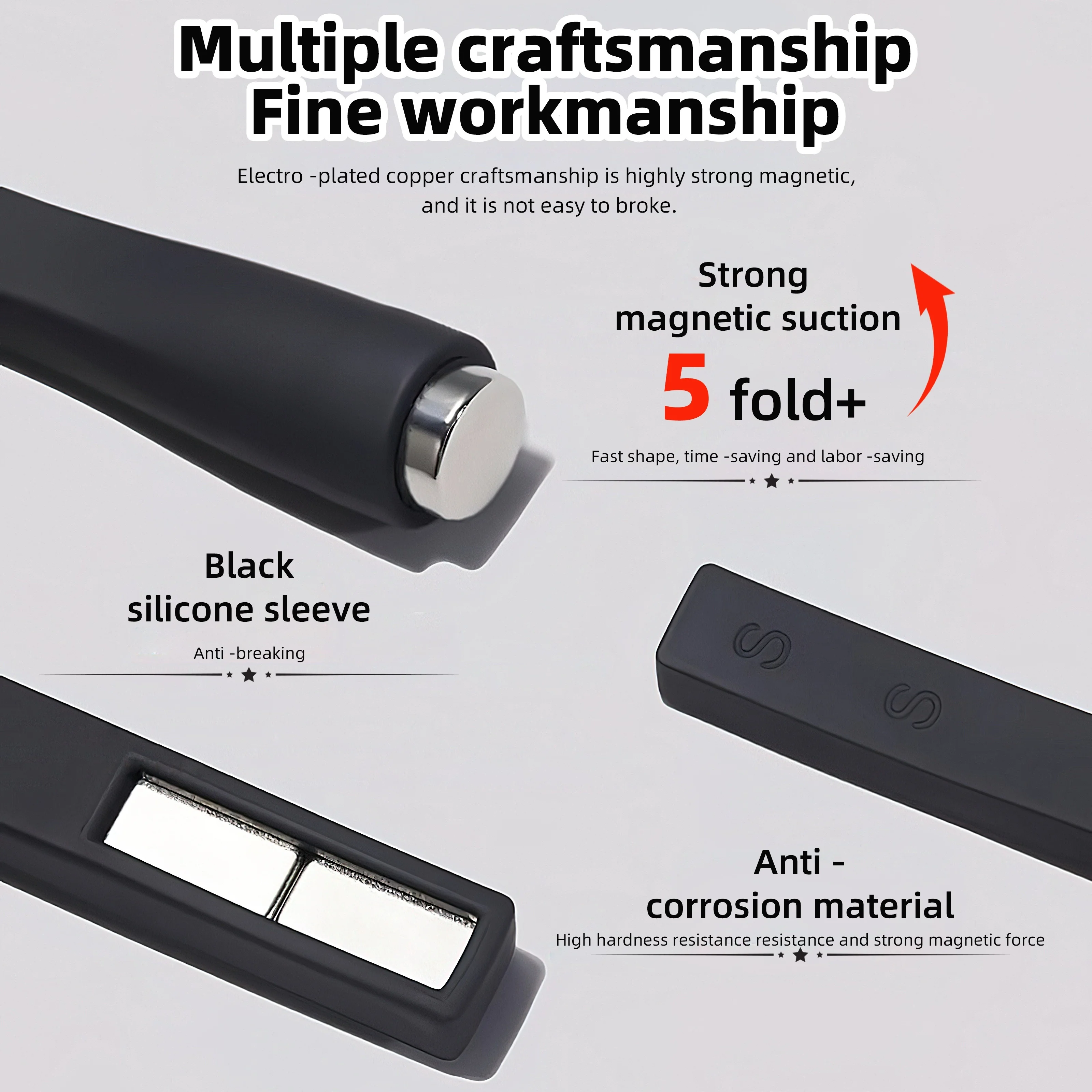 5-in-1 nagel Sterke Cat Eye-magneet UV/LED-gel Hoge kwaliteit nagel magnetische multifunctionele stick voor manicure Art Design nagelgereedschap