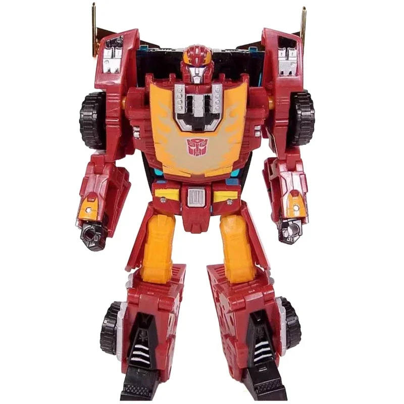 ในสต็อก TAKARA TOMY Transformers C-05 Hot Rod หุ่นยนต์สะสมตัวเลขของขวัญวันเกิด