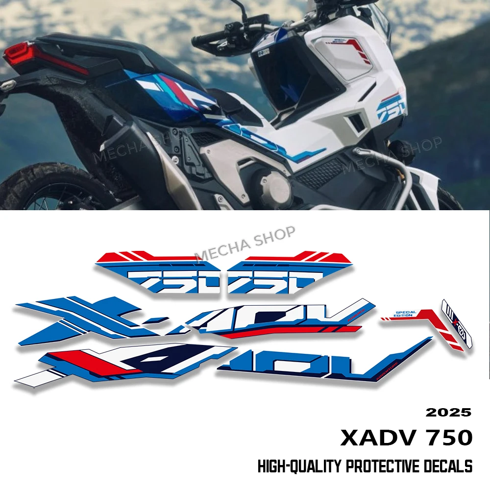 XADV 750 For X-ADV 750 X ADV750 2025 2026 Fairing Sticker Body Decoration Decals Kit Anti-Scratch PVC Sticker