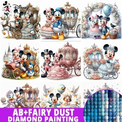 Fairy Dust AB Disney Diamond Painting Set Mouse And Donald Duck Mosaic Full Drills Cartoon Handmade Wedding Gifts Home Decor