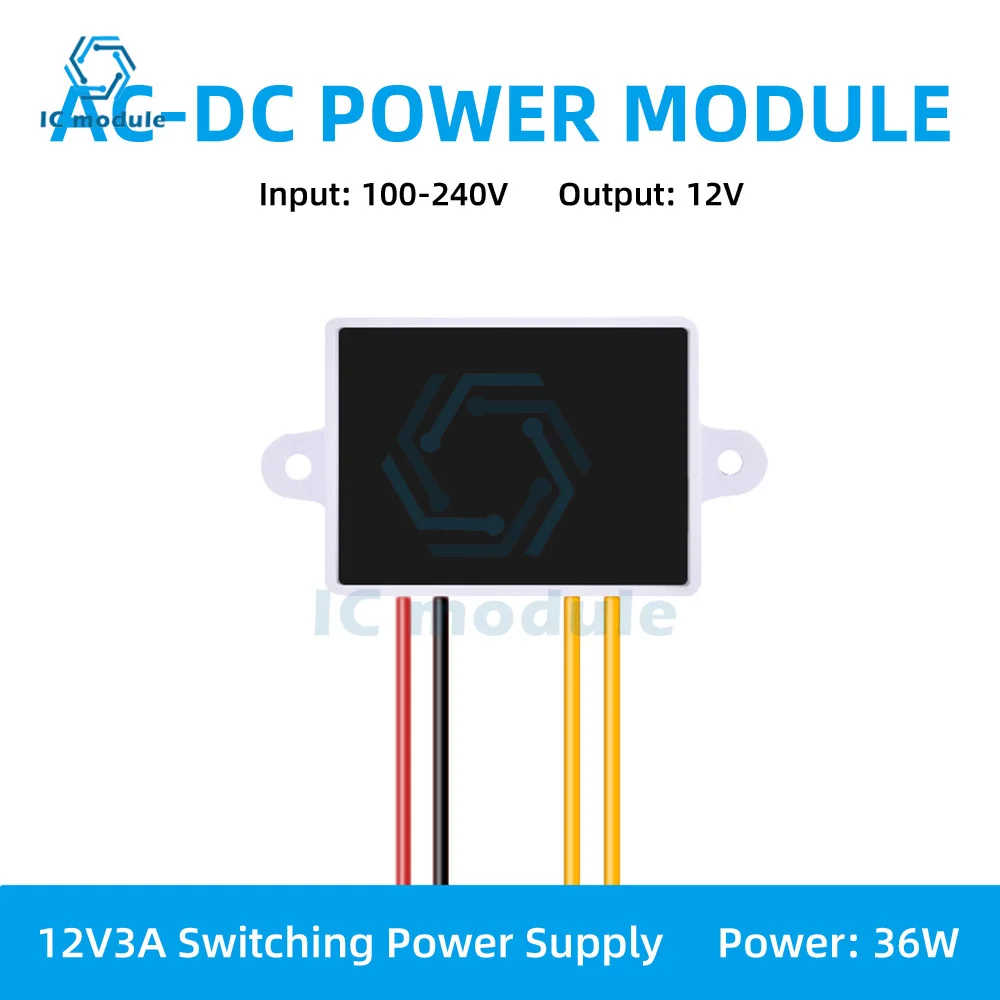 スイッチング電源ボード,AC 100v-240v,220vからdc12v 3a 24v 1.5a,AC-DC