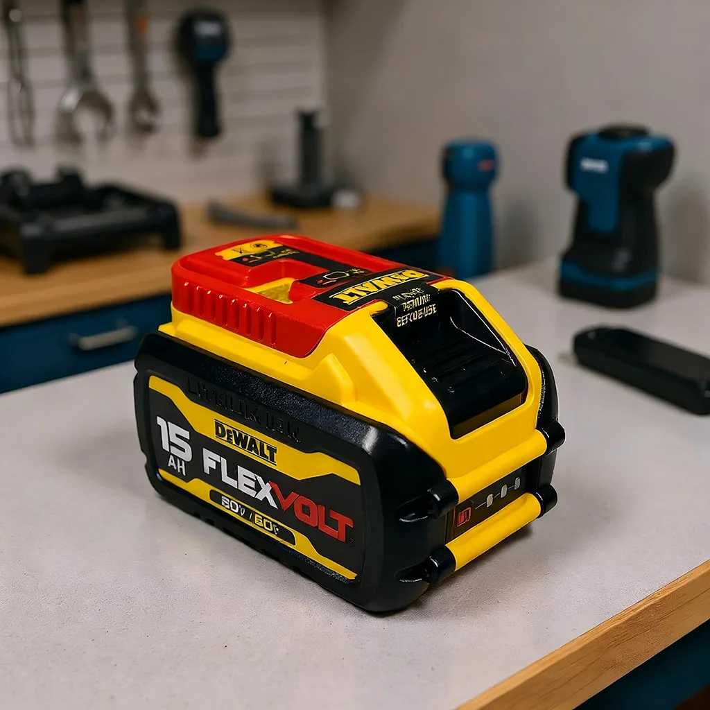 لبطارية ديوالت 20 فولت/60 فولت 18 فولت/54 فولت 15 أمبير فليكس فولت ليثيوم أيون 21700 خلايا حزمة قابلة للشحن مجموعة أدوات كهربائية لاسلكية DCB615