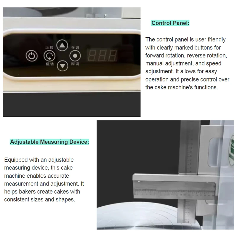 Best Selling Birthday Party Big Round Cake Spreading Coating Commercial Cake Decorating Machine