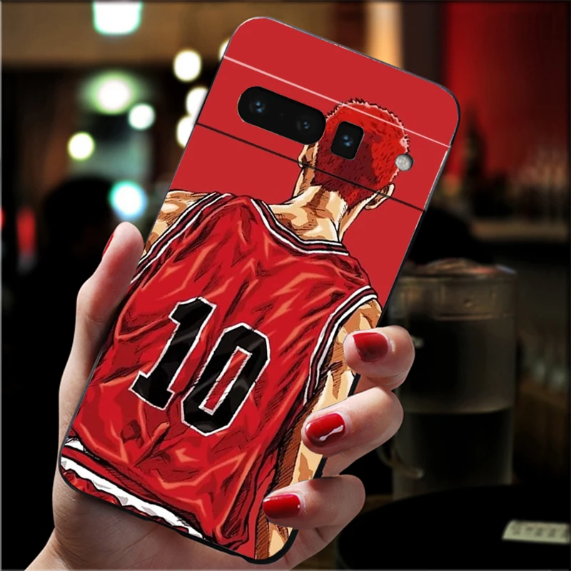 Phone Case for Google Pixel 9 Pro XL 8 7 6 Pro Pixel 8A 7A 6A 4A 3A 3XL Pixel 8 7 6 5 4 Slam Dunk Sakuragi Hanamichi Case