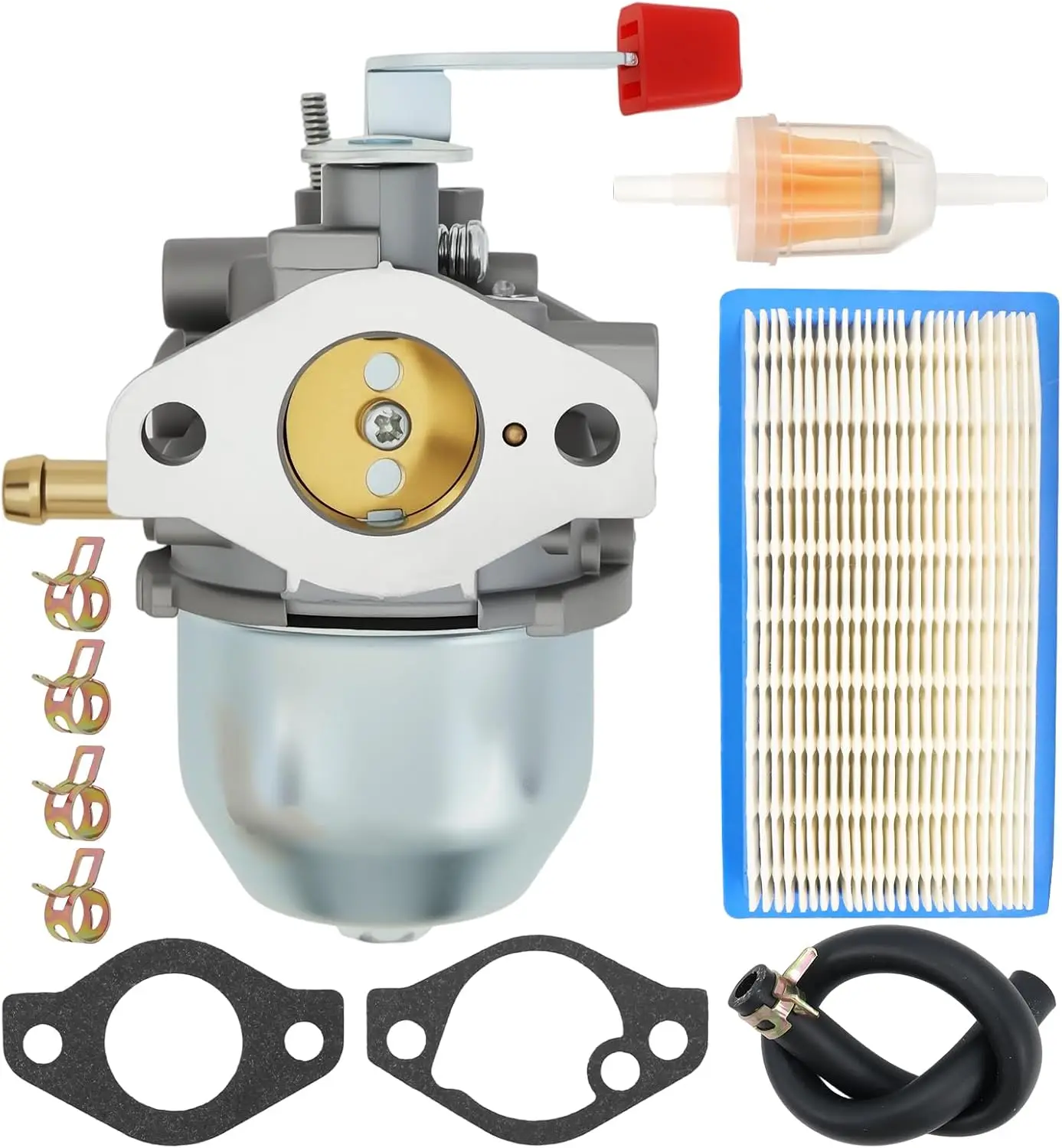 0C1535ASRV Carburetor with 78601 Air Filter for Generac  Engine Carb for Nikki  C1535W436BRE T44 35PDS396829 Sears Troy Built