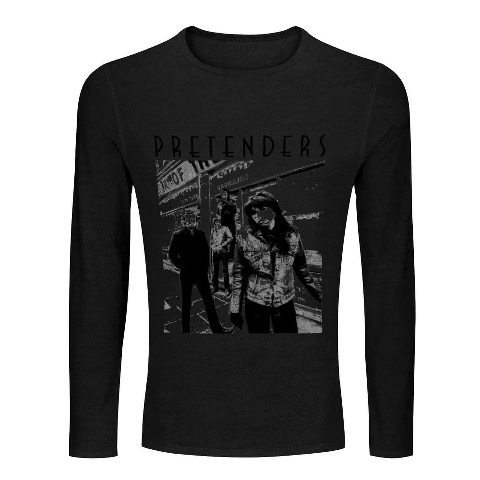 Pretenders Rock Long T-Shirt T-shirt for a boy black t shirts oversized t shirts for men