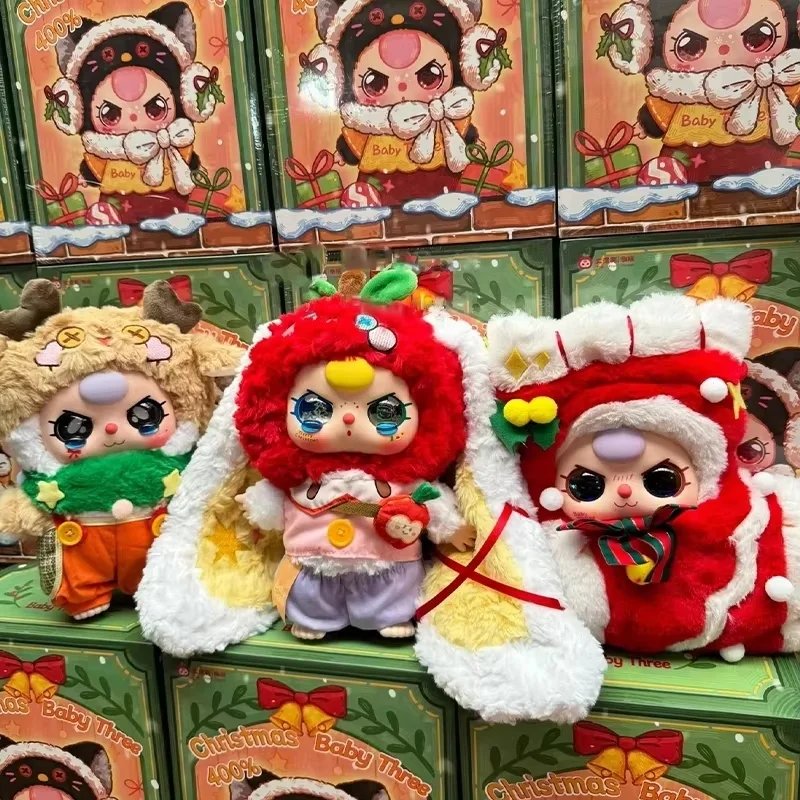 

Genuine Babythree Three Year Old 400% Second Generation Christmas Series Blind Box Hand Christmas Gift Children Birthday Gifts