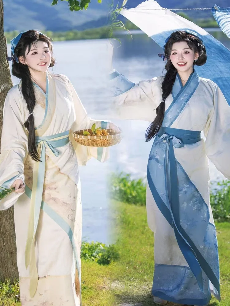 

Original LiZhiTang Mid-Autumn Farming Textile Researched Hanfu Dr Skirt Sle Dance Costume Polyester Fiber 2025 Autumn Co...