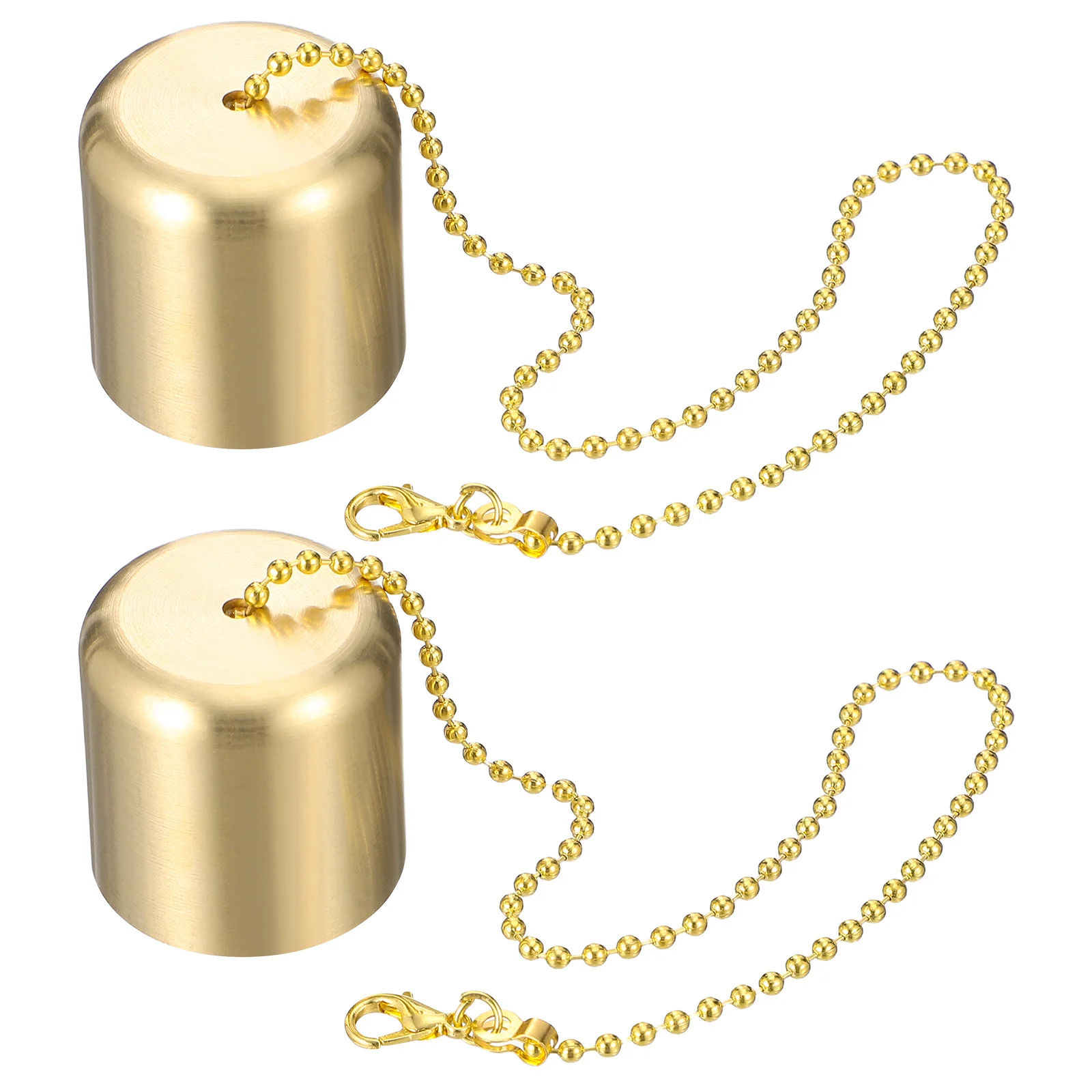 2Pcs Brass Snuffer Covers Metal Extinguisher Tool for Scented Tea Light Jar Aromatherapy Candles Flame