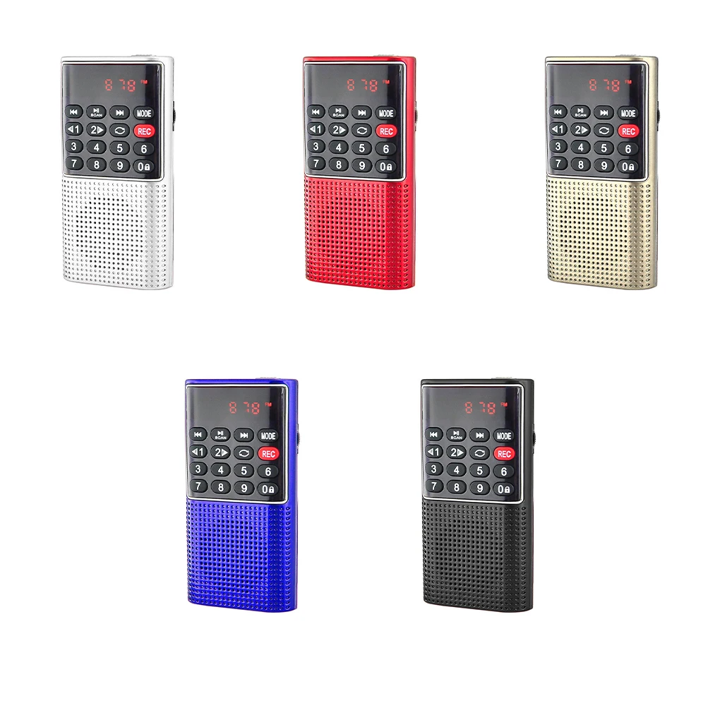 

User-friendly - Portable FM Radio With Long Battery Life Wireless Compact Radio Rechargeable