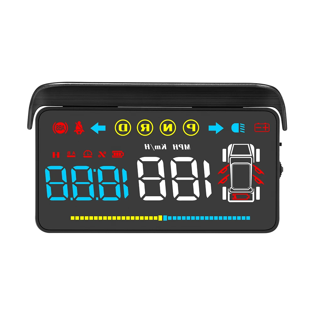 WiiYii Factory Direct 4-inch LED GPS Head-Up Display Speedometer Auto Meter Type-C Connection for Tesla Model 3/Y Model T4 view 2