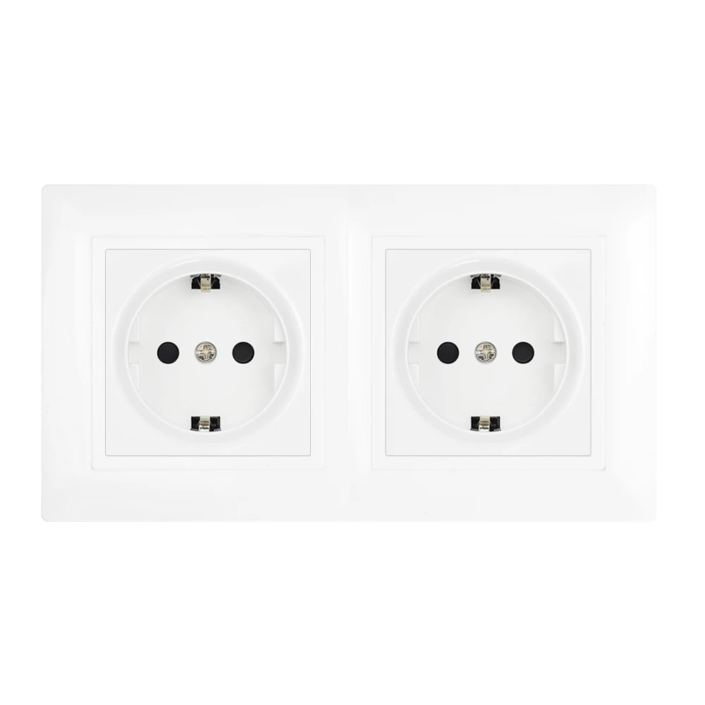VISWE G Series Light switch Dimmer with EU Usb wall socket, PC panel Suitable for round box