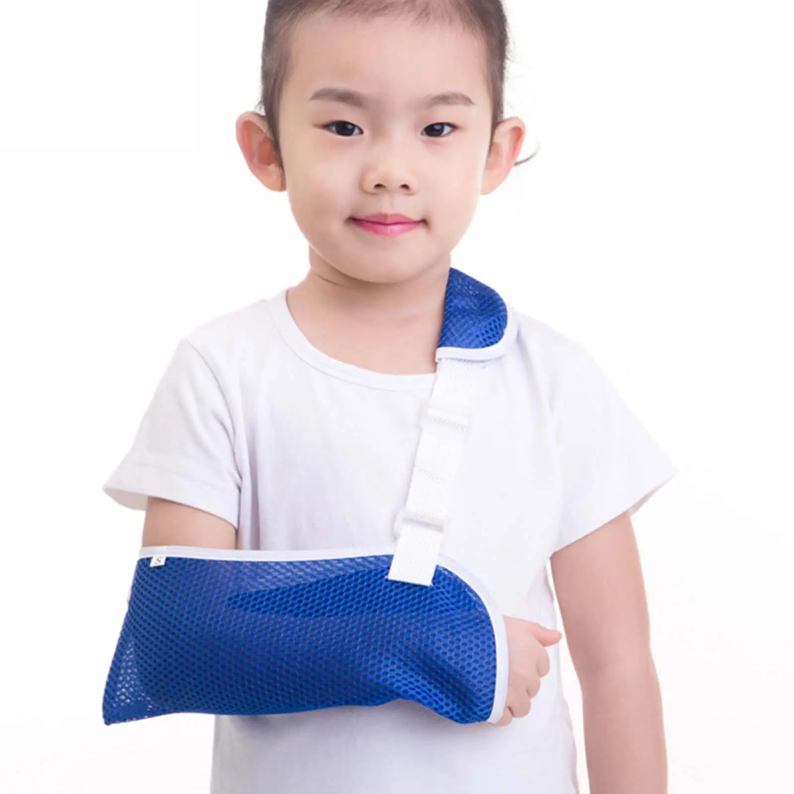 Breathable Mesh Arm Sling for Kids Brace Shoulder Injury Sling for Broken Arm Rotator Cuff Shoulder Injury Left or Right Arm