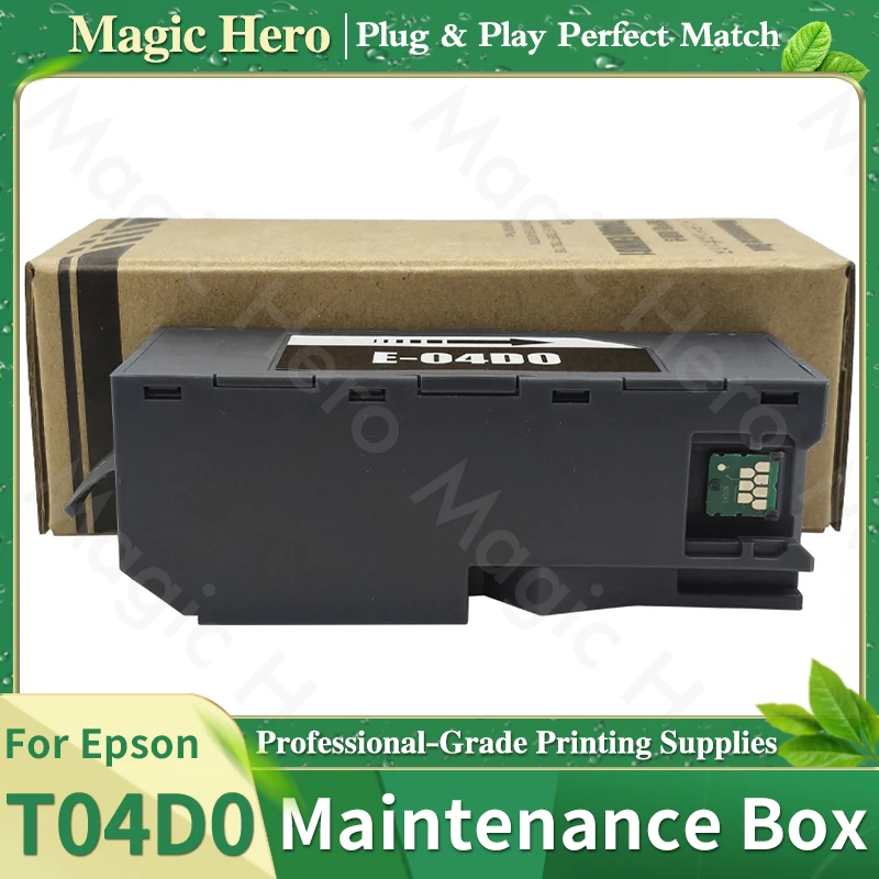 

Коробка для отработанных чернил T04D0 04D0 для принтеров Epson EcoTank ET-7700, ET-7750, L7160, L7180, L7188, L7880, EW-M770T, EW-M770TW, EW-M970A3T и других моделей