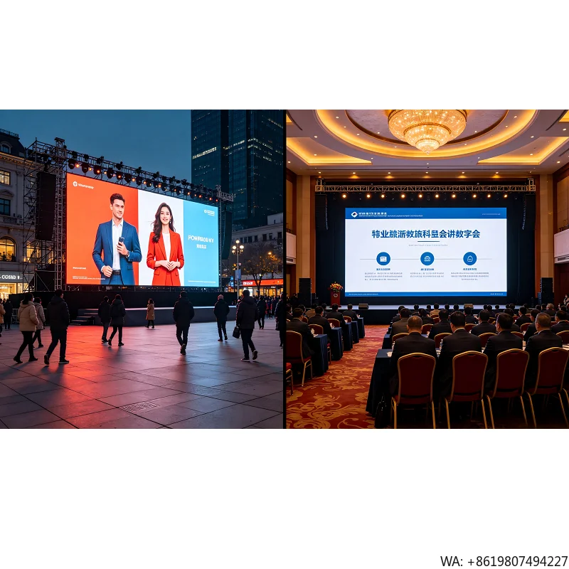 Lightweight P2.9 Rental LED Exhibition Display Screen With Complete Delivery Service for Trade Fair Booth Temporary LED Display