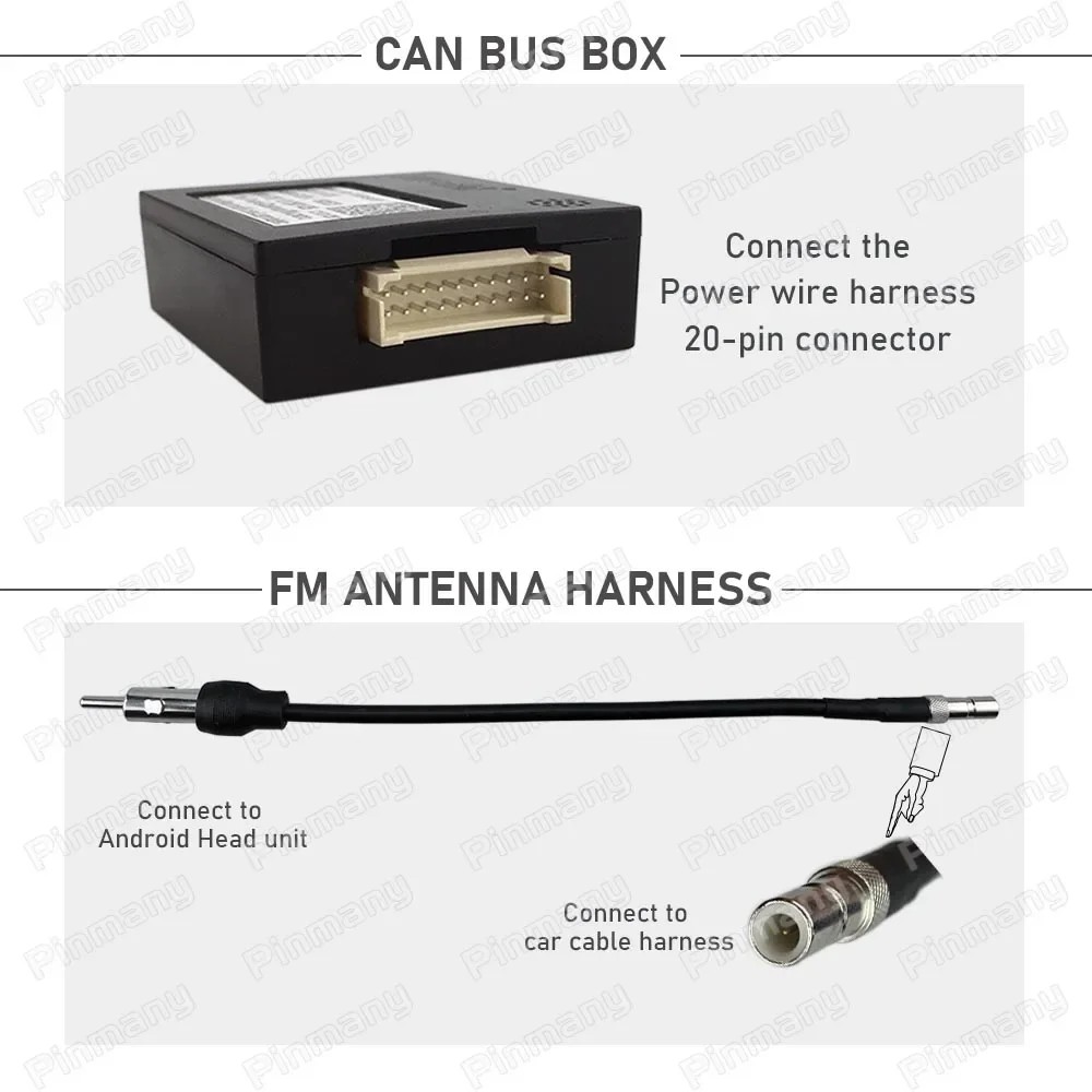 

Car Android head unit Adapter Cable Power Wire Harness connector CAN Bus Decoder FDC16 for Ford Expedition Explorer F500 Mustang
