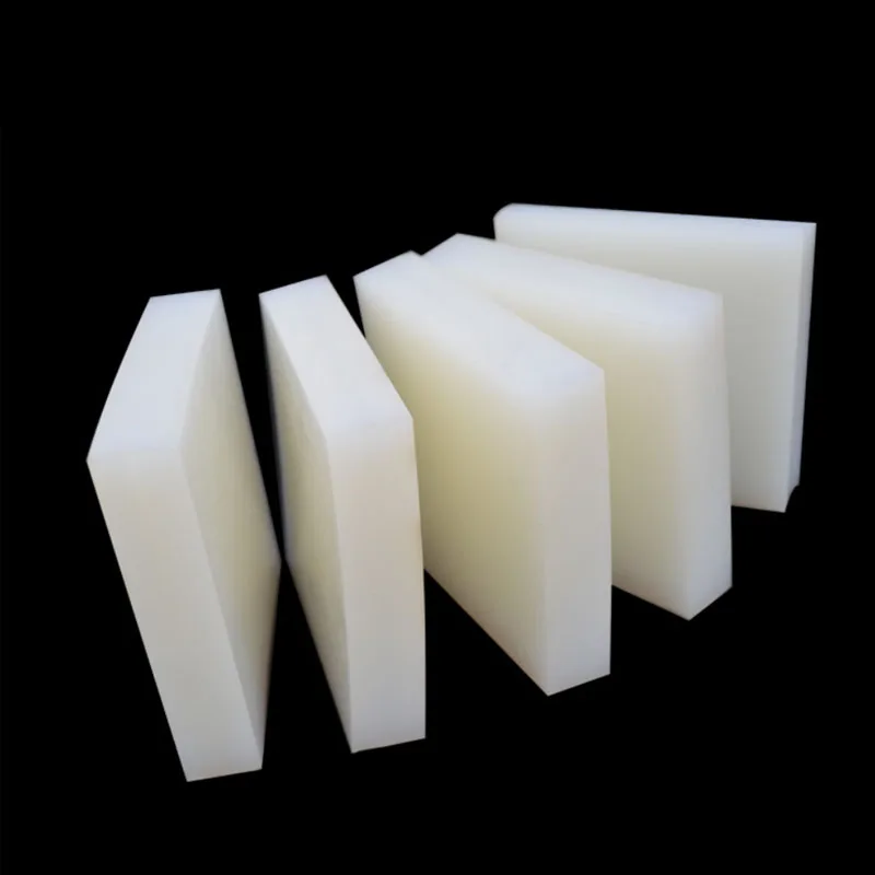 High Elastic White Silicone Sheet Rubber Damping Soft Pad Wear Resistant Shockproof Block Gaskets Thick 1~50mm Shock-absorbing