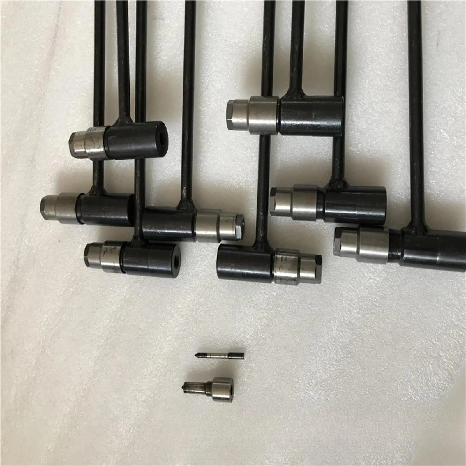 Fuel Injector Puller Tool Black 35cm Automotive Nozzle Remover Engine Oil Tube for Car Maintenance