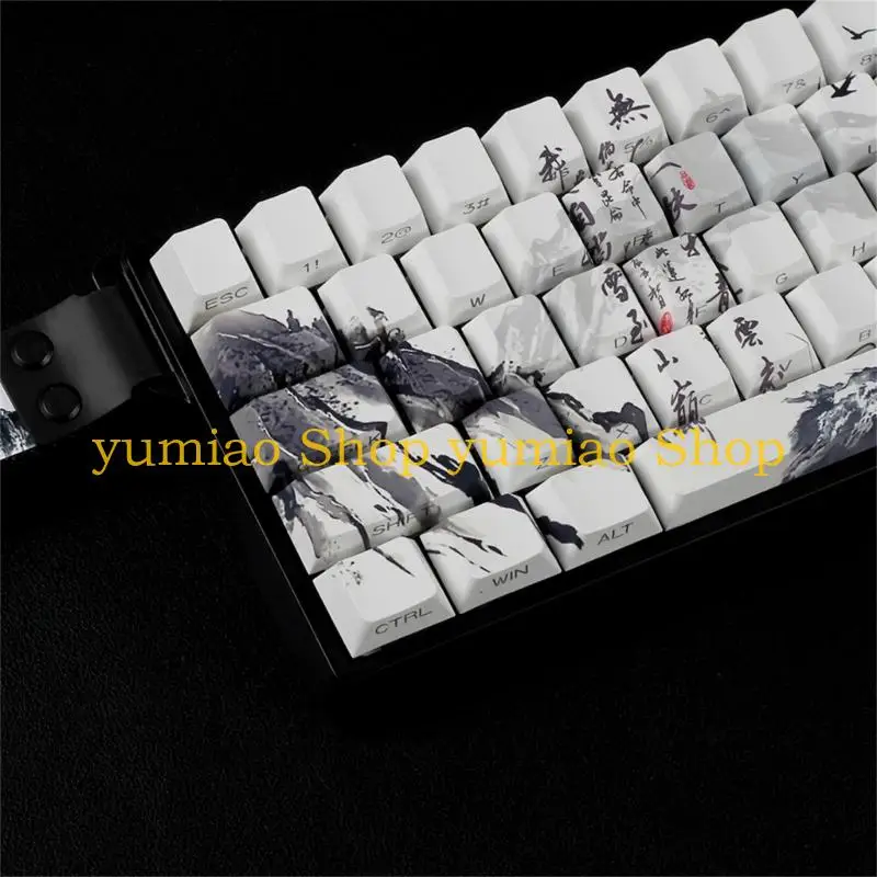 

587B Heat Resistant PBT Keycaps Original Profile The legends of chusen Mechanical Keyboards
